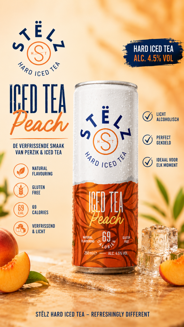 Stëlz Hard Iced Tea "Peach"