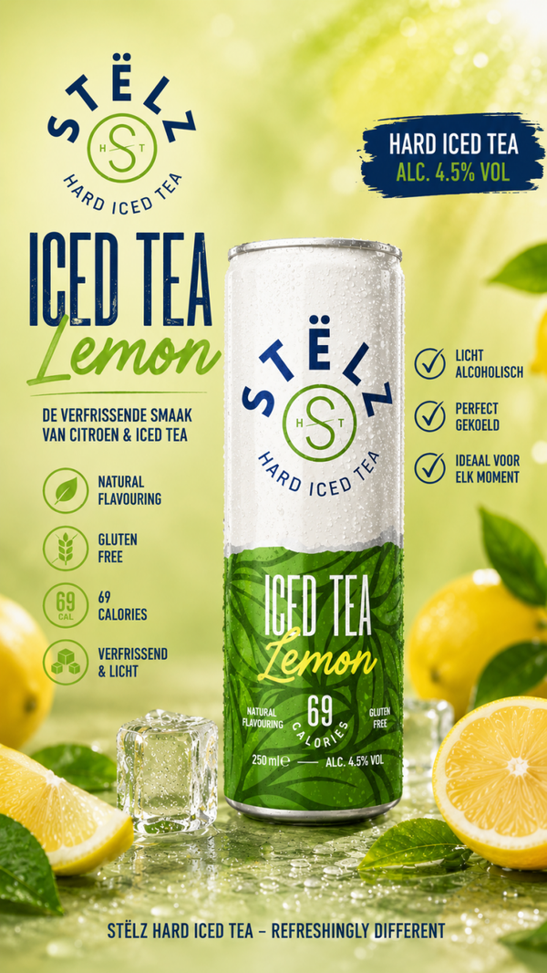 Stëlz Hard iced Tea "Lemon"