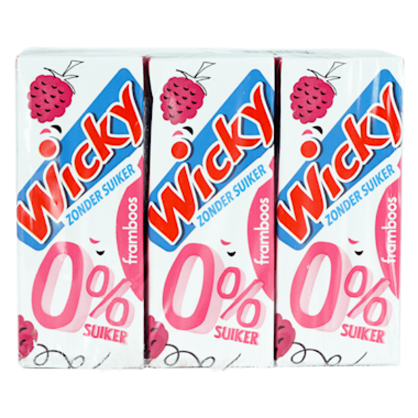 Wicky Framboos 0% suiker