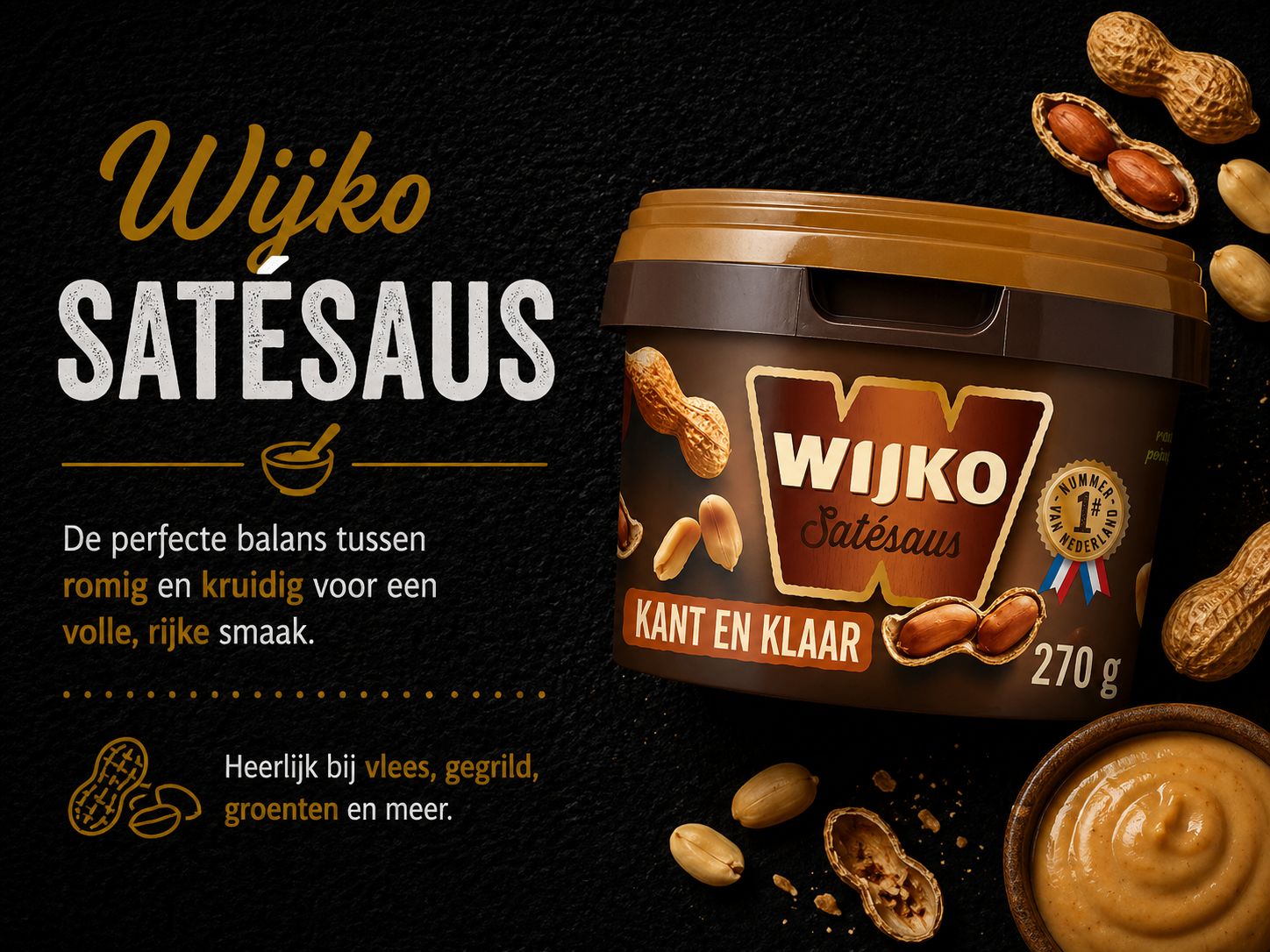 Wijko Satésaus Kant & klaar 270 Gram