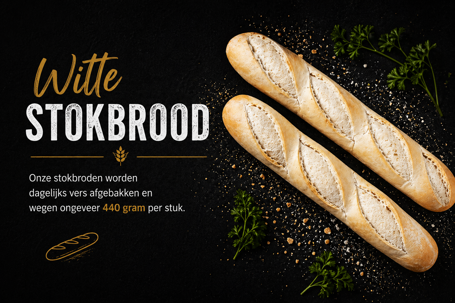Stokbrood wit