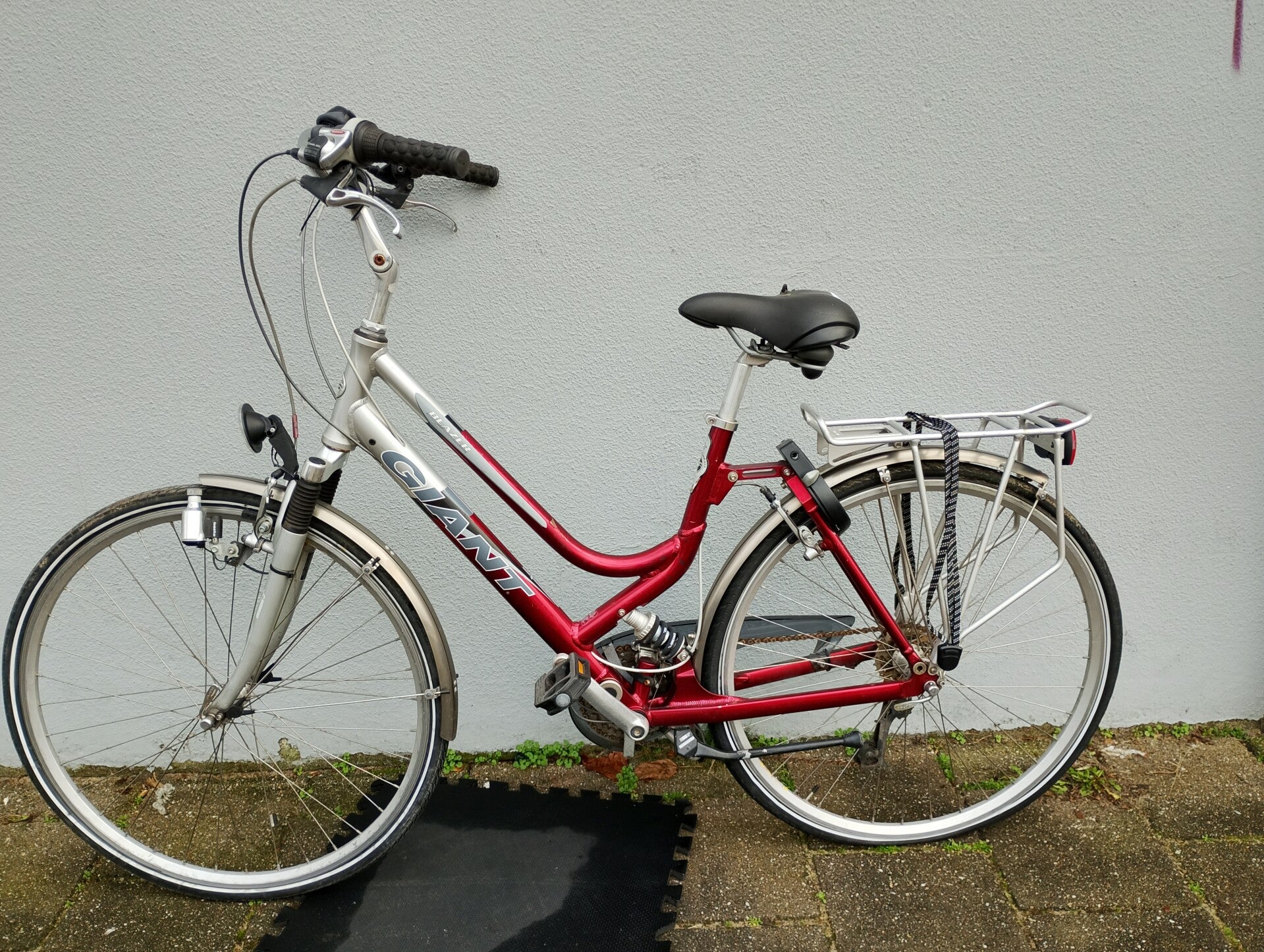 Blazer rood - damesfiets