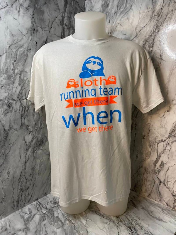 T shirt 'Sloth running team'