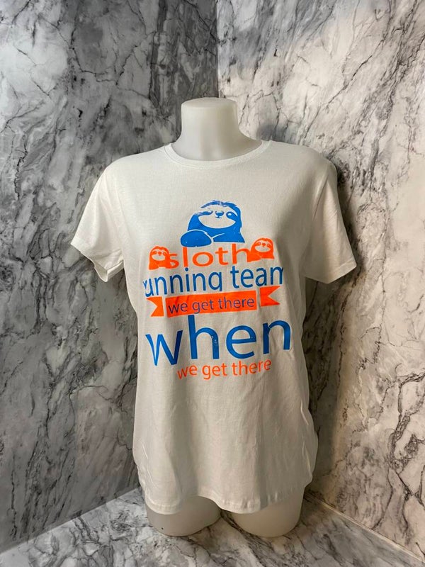 T-shirt 'Sloth running team'