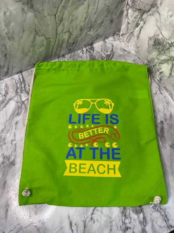 Cotton gymbag 'Beach'