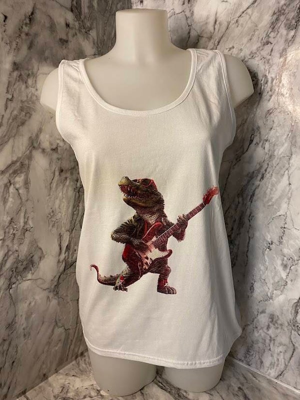 Sleeveless T-shirt 'Rocking Crocodile Dundee'