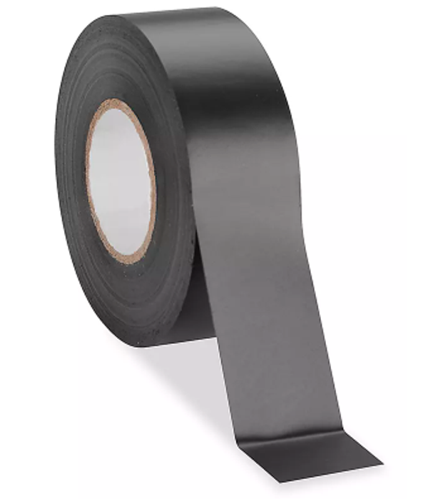 Cinta Aislante - 1" x 20 yardas, Negra, 25 mm x 18 M