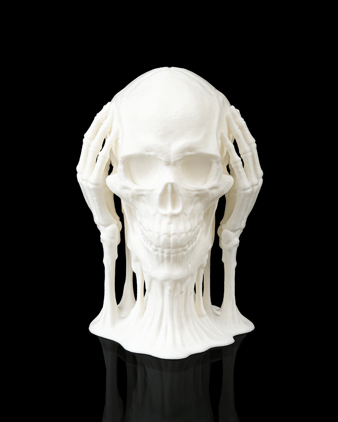 3D-geprinte Doodskopjes – Horen, Zien & Zwijgen