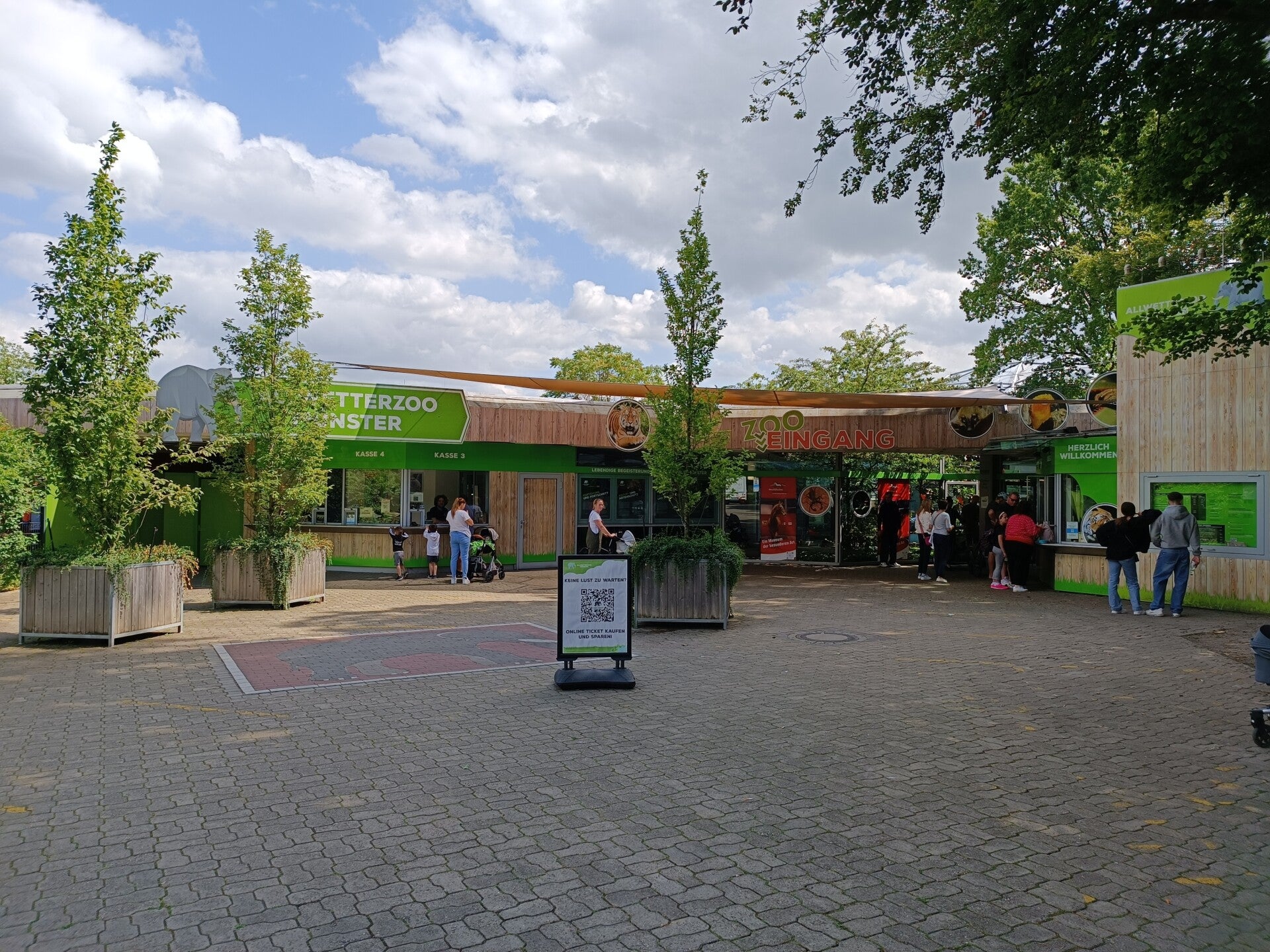 Allwetter Zoo ingang