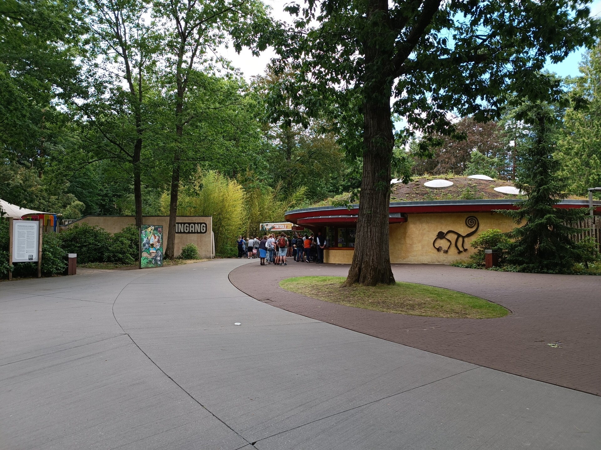 Apenheul dierenpark ingang