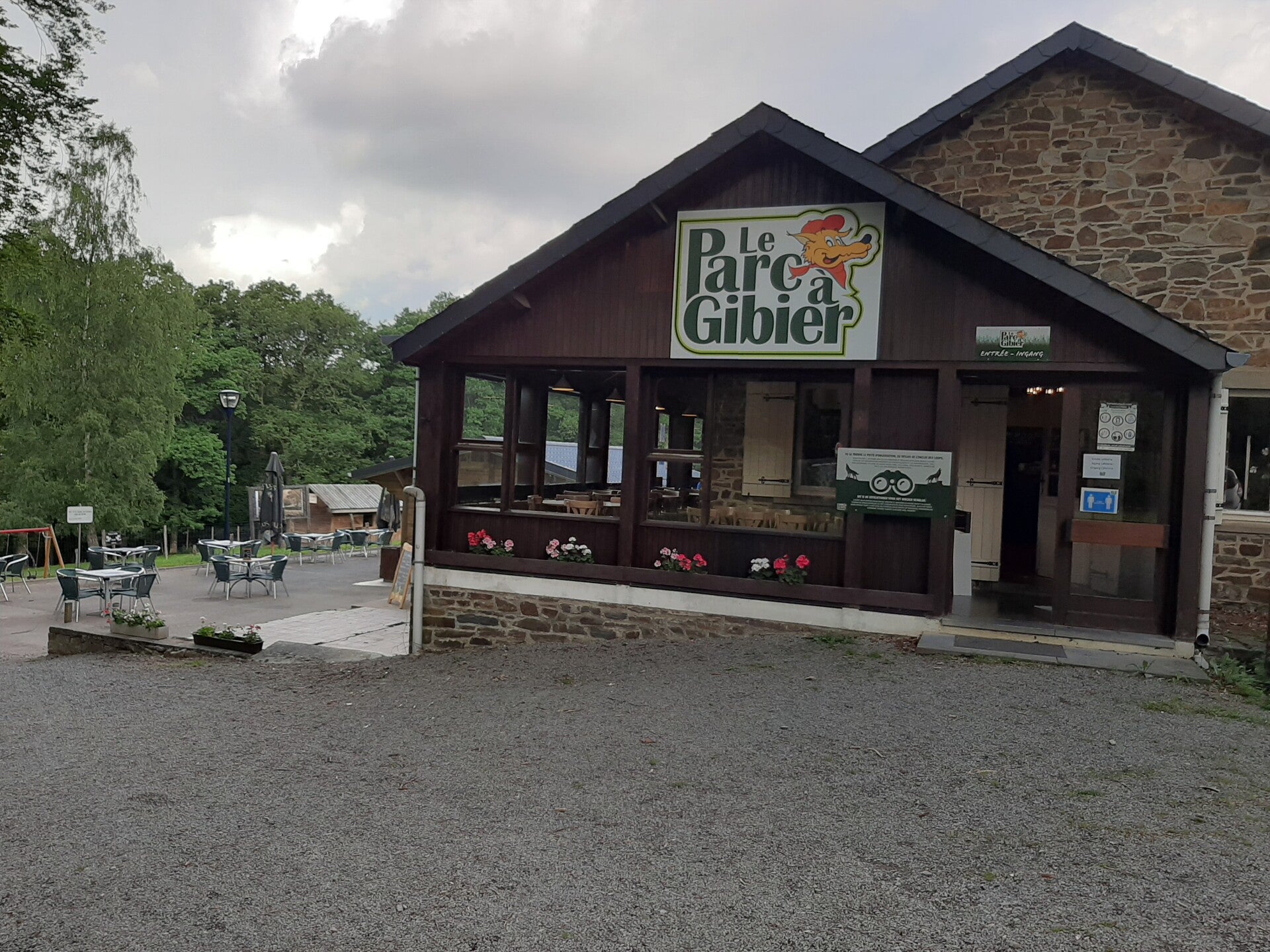Parc à Gibier de la Roche ingang