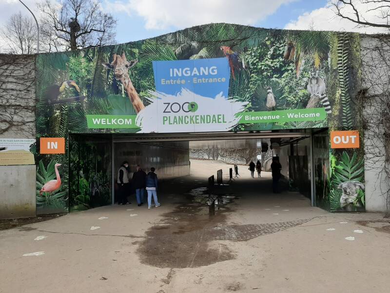 Zoo Planckendael ingang België