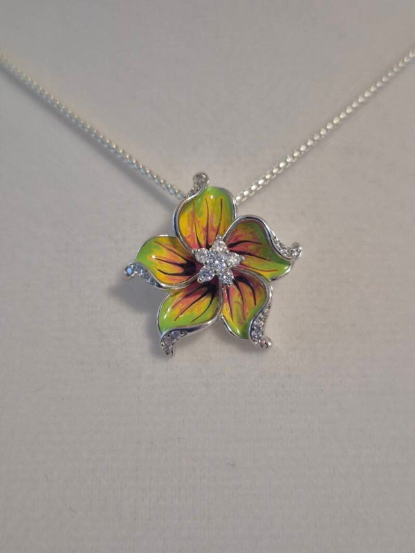Yellow Flower Pendant