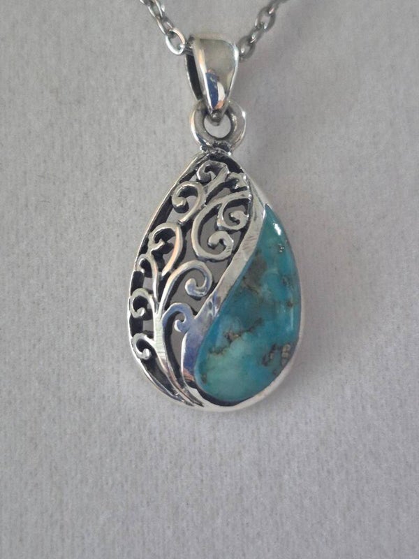 Silver Tourquise Pendant