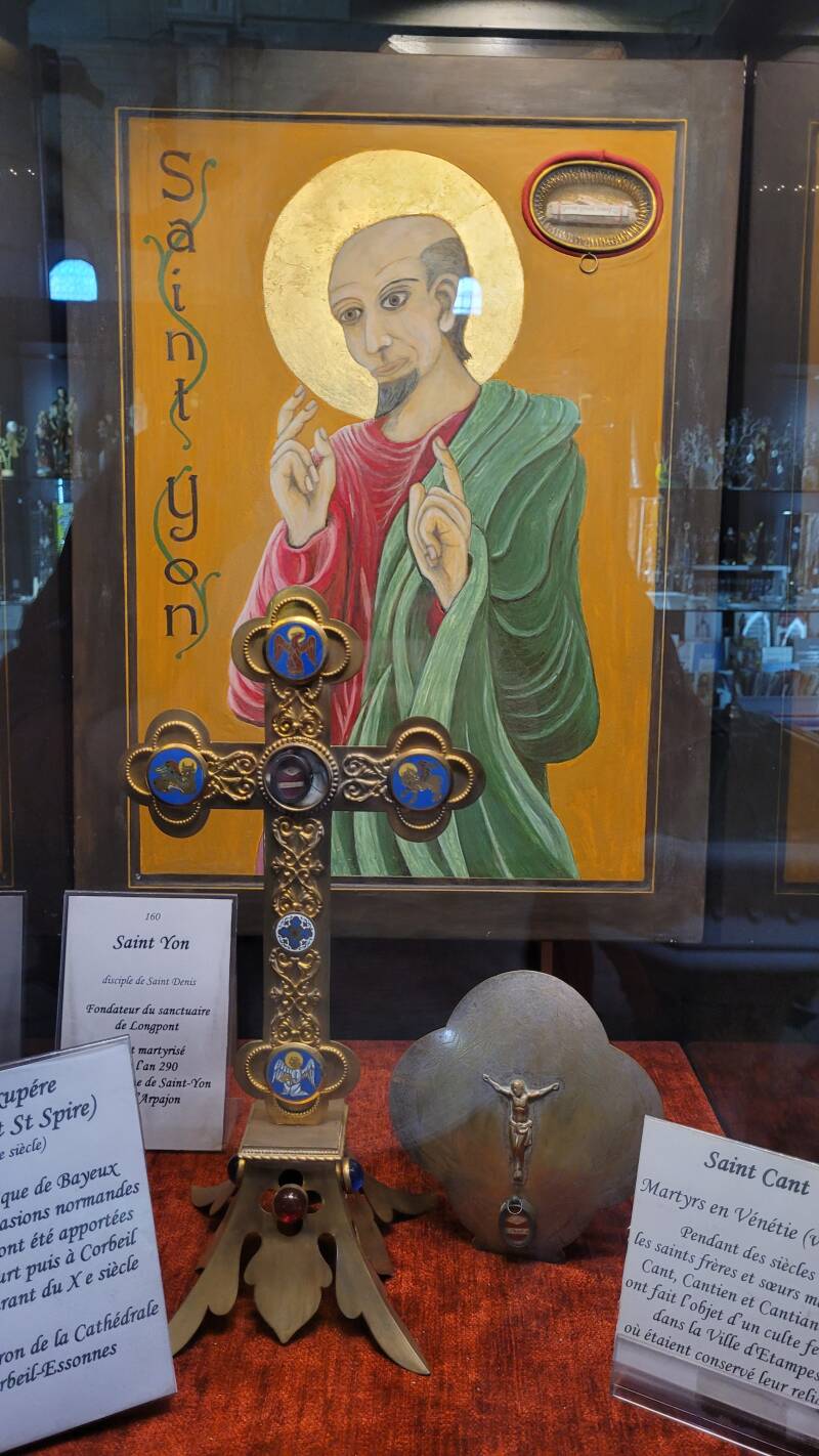 reliquaire de la basilique Notre-Dame-de-Bonne-Garde