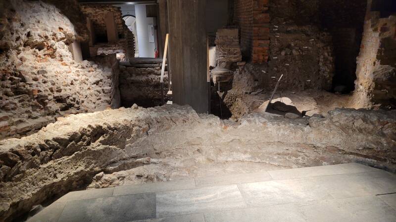 La zone archéologique du dôme de Milan