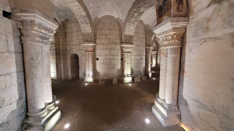 La crypte de Saint Aignan sur Cher