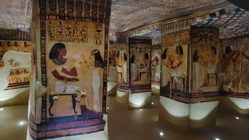 les tombes égyptiennes du Musée de Tessé