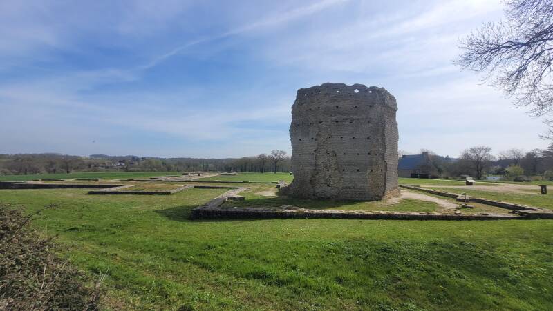 Le temple de Mars à Corseul