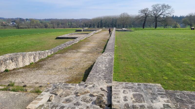 Le temple de Mars à Corseul