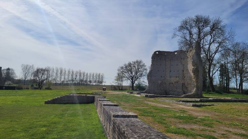 Le temple de Mars à Corseul