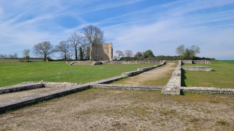 Le temple de Mars à Corseul
