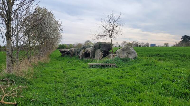 L'allée couverte de la Hautière, appelée aussi le Tombeau