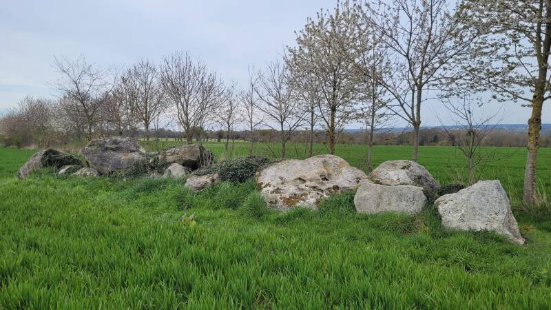 L'allée couverte de la Hautière, appelée aussi le Tombeau
