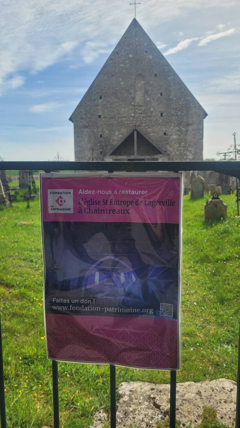 L'église Saint Eutrope de Lagerville