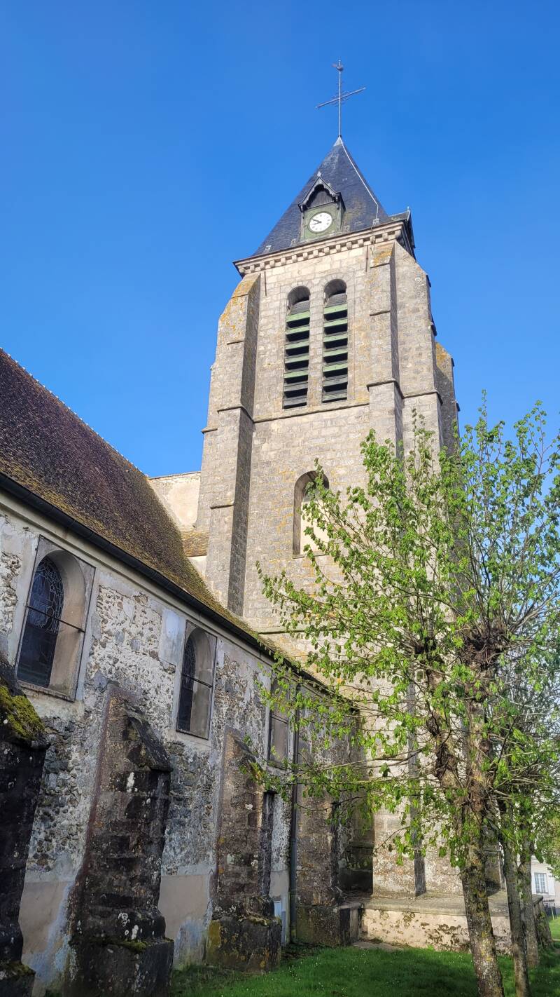 L'église Saint-Germain à Bombon