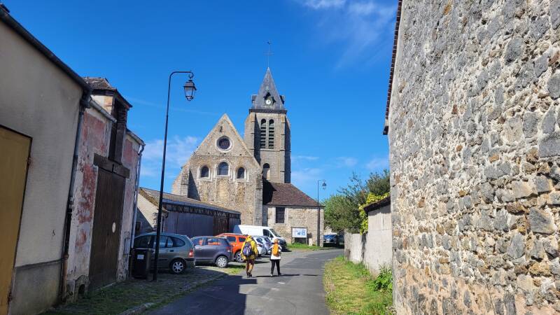 L'église Saint-Germain à Bombon