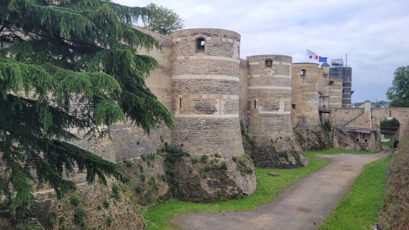 Le château d'Angers