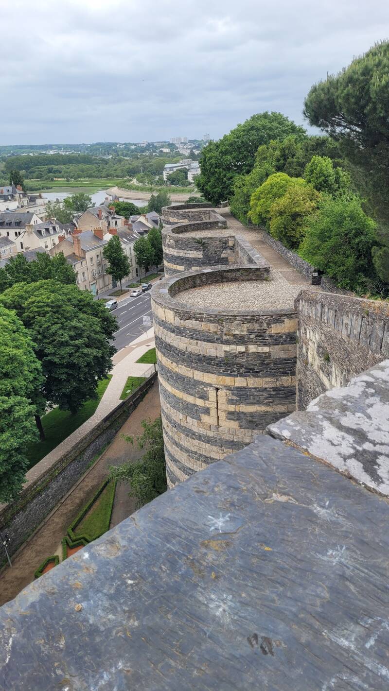 Le château d'Angers