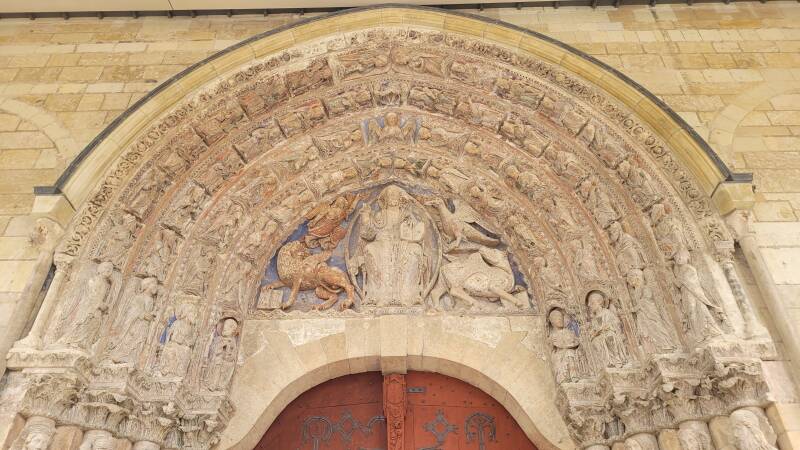 Le portail de la cathédrale d'Angers
