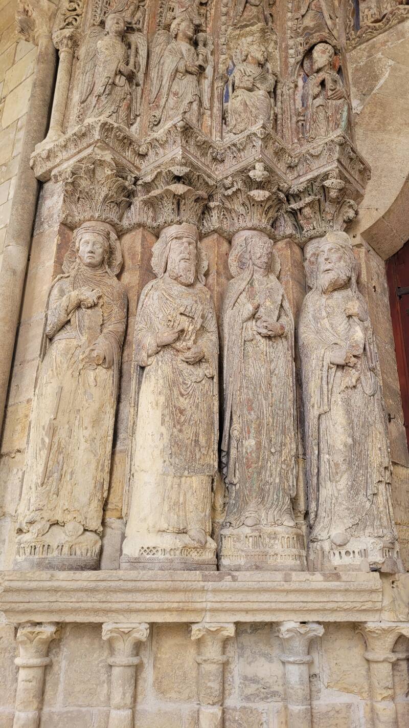 Le portail de la cathédrale d'Angers