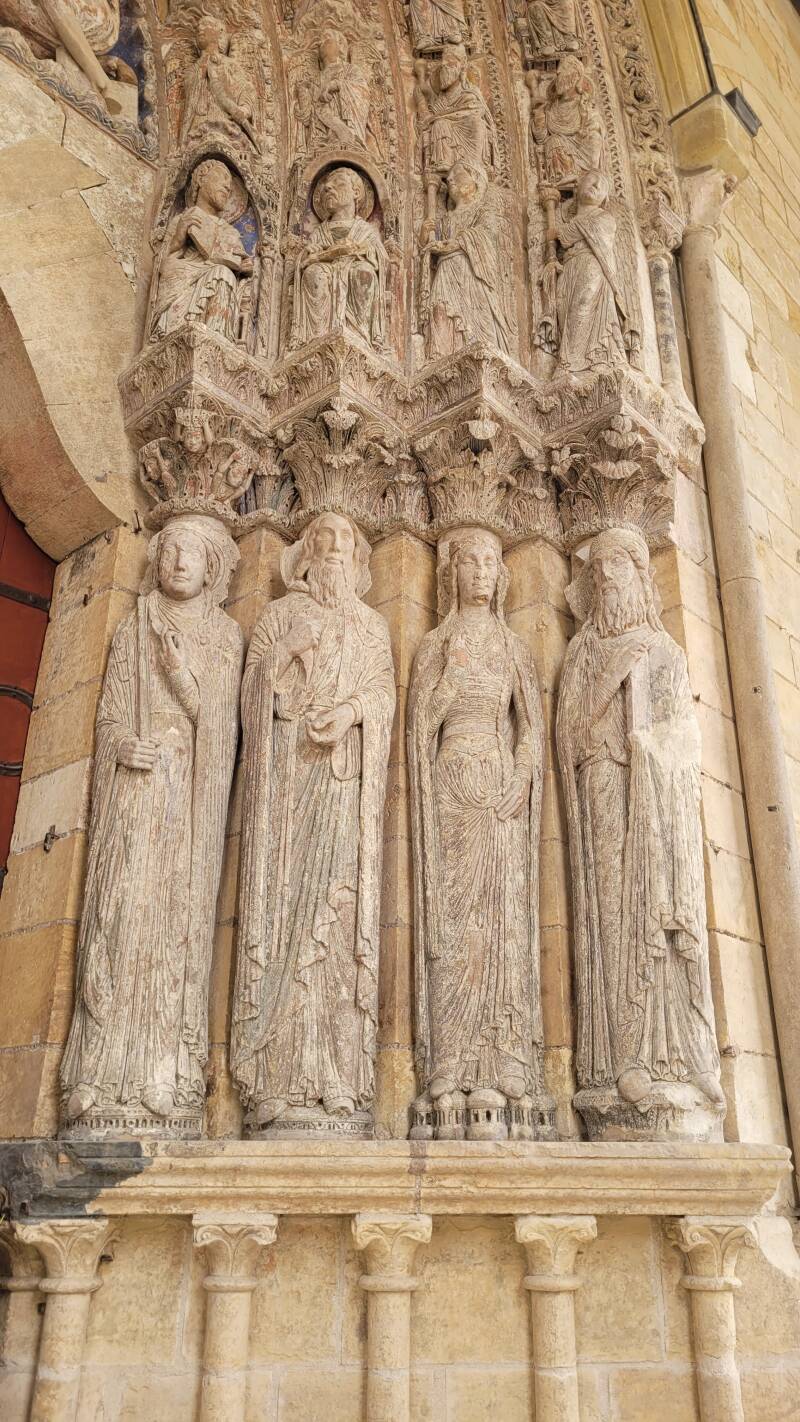 Le portail de la cathédrale d'Angers