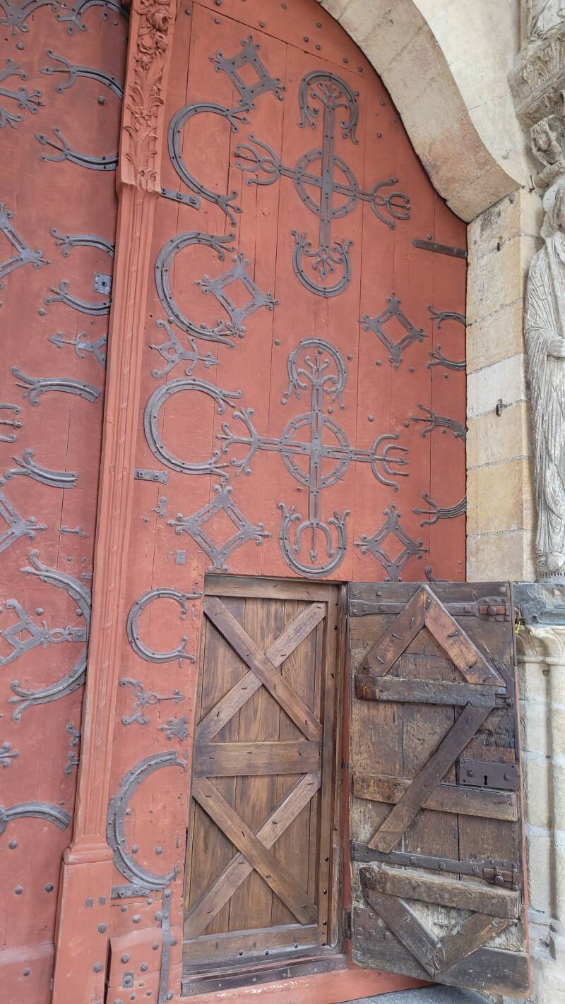 Le portail de la cathédrale d'Angers