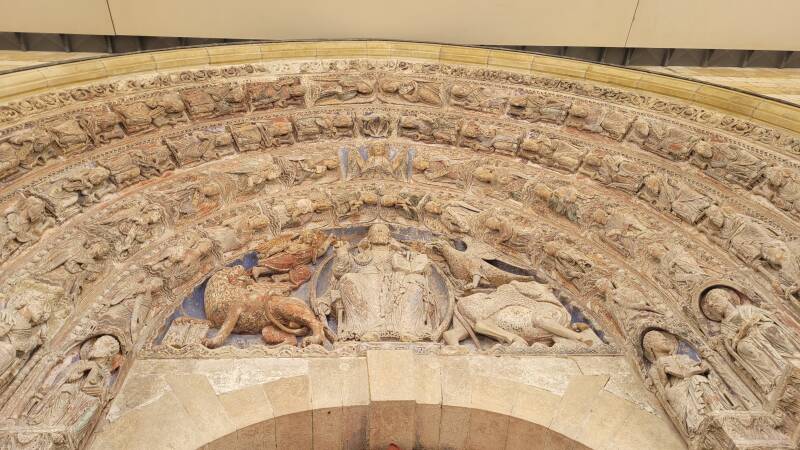 Le portail de la cathédrale d'Angers