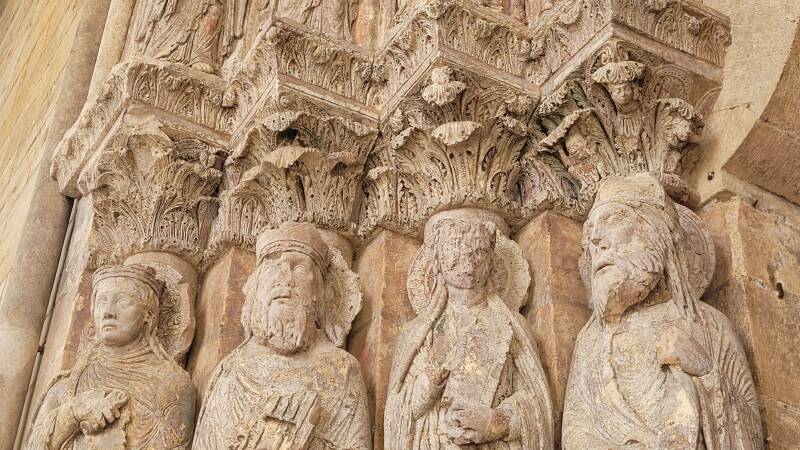 Le portail de la cathédrale d'Angers