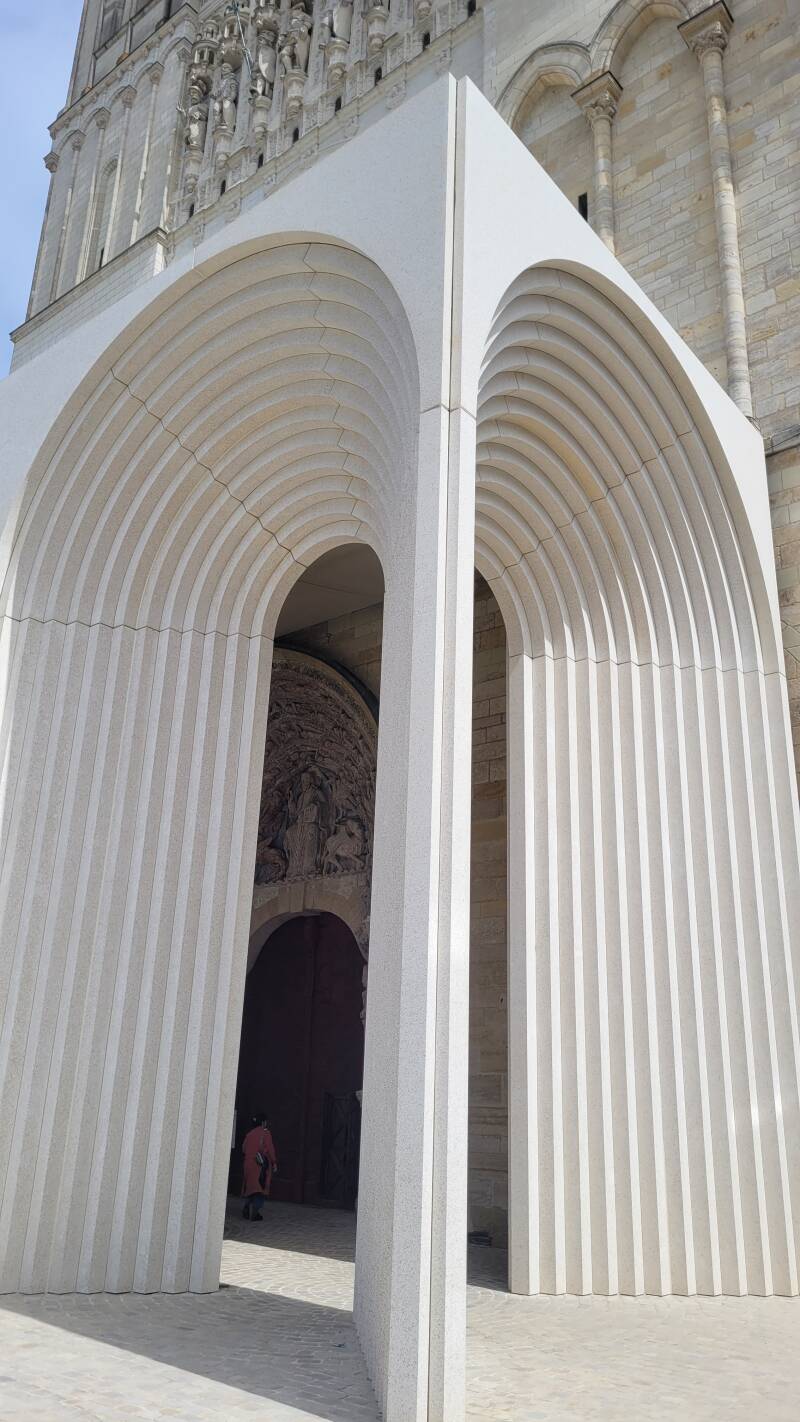 Le portail de la cathédrale d'Angers