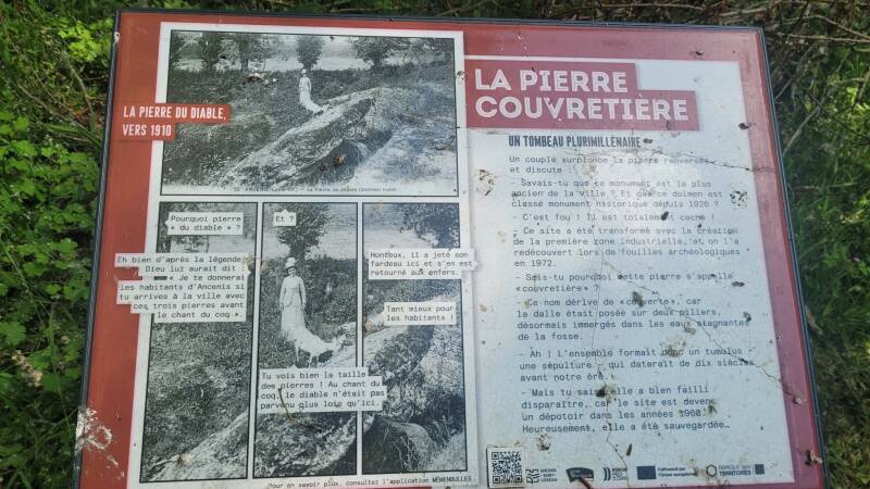 Le dolmen de la Pierre Couvretière