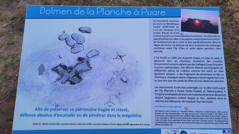 Le dolmen de la Planche-à-Puare