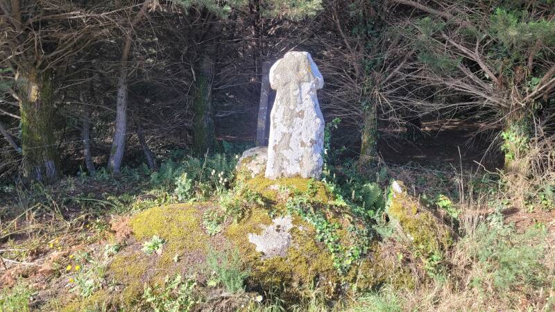 Le menhir de Ker Doucet à l'Ile d'Yeu