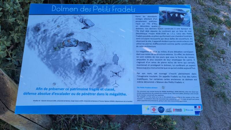 Dolmen La Gournaise ou des Petits Fradets