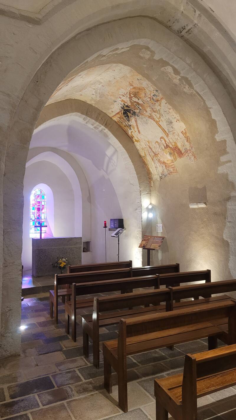 Les fresques médiévales de l'église Saint-Sauveur