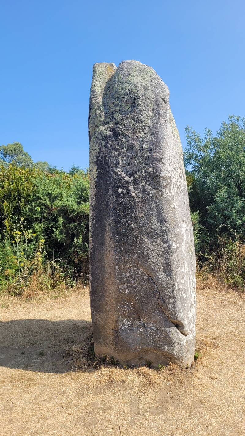 Le menhir de Kermaillard