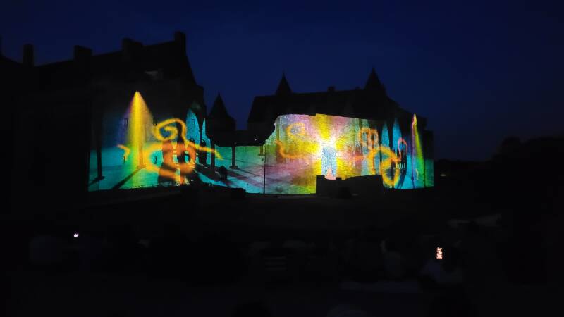 Spectacle nocturne féérique au Domaine de Suscinio: Arthur, Roi de Bretagne
