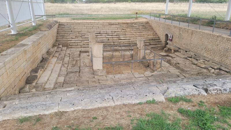 La fontaine monumentale d'Argentomagus