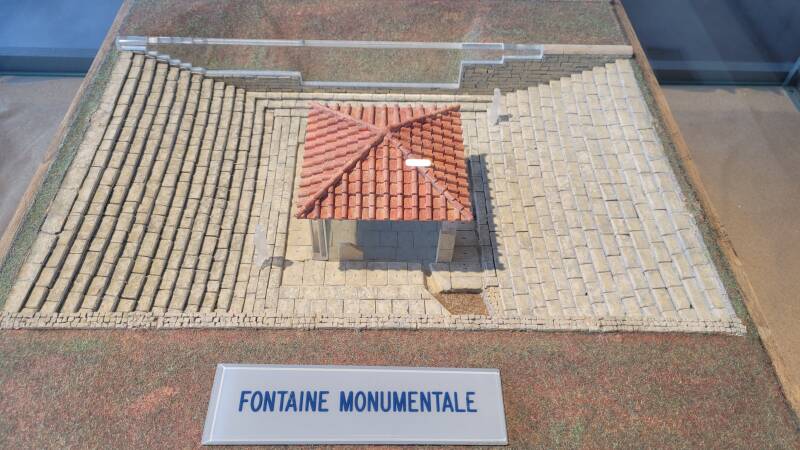 La fontaine monumentale d'Argentomagus