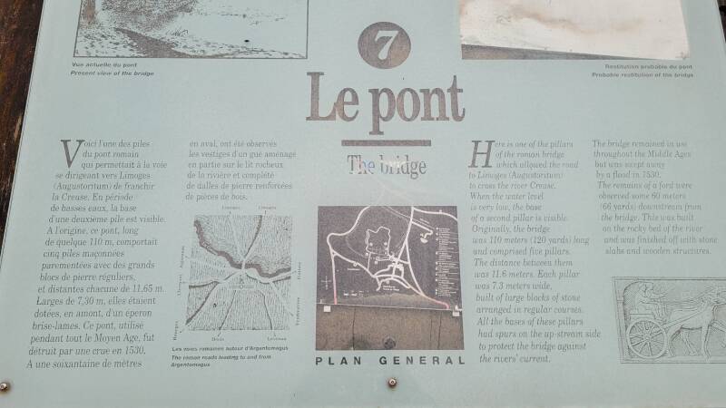 Le pont romain d'Argentomagus
